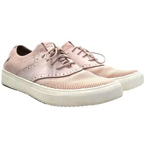 Mark Nason Womens Size 10 Brentwood Pink Sneakers Knit Casual Leather Shoes